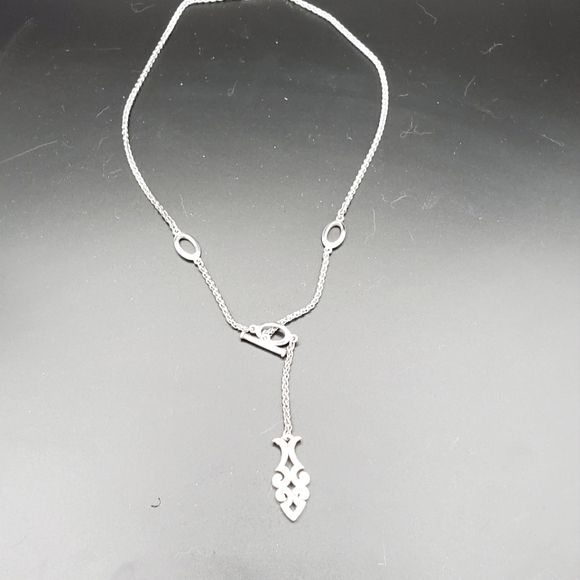 James Avery retired Lariat Ichthus chain and pendant - Picture 1 of 6